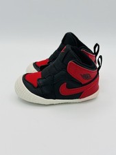 Nike Air Jordan 1 Baby Shoes Bootie 'Banned' 3c Black Red White AT3745-023