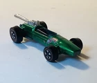 VINTAGE 1968 WHEELS REDLINE GREEN BRABHAM REPCO F1 1/64 DIECAST DIECAST EX COND!