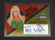 2006 Topps Chrome TORRIE WILSON WWE Chromagraph Aurograph SSP NM