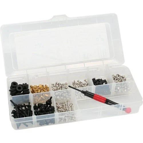 Schraubenset mit Schraubendreher, 411-teilig