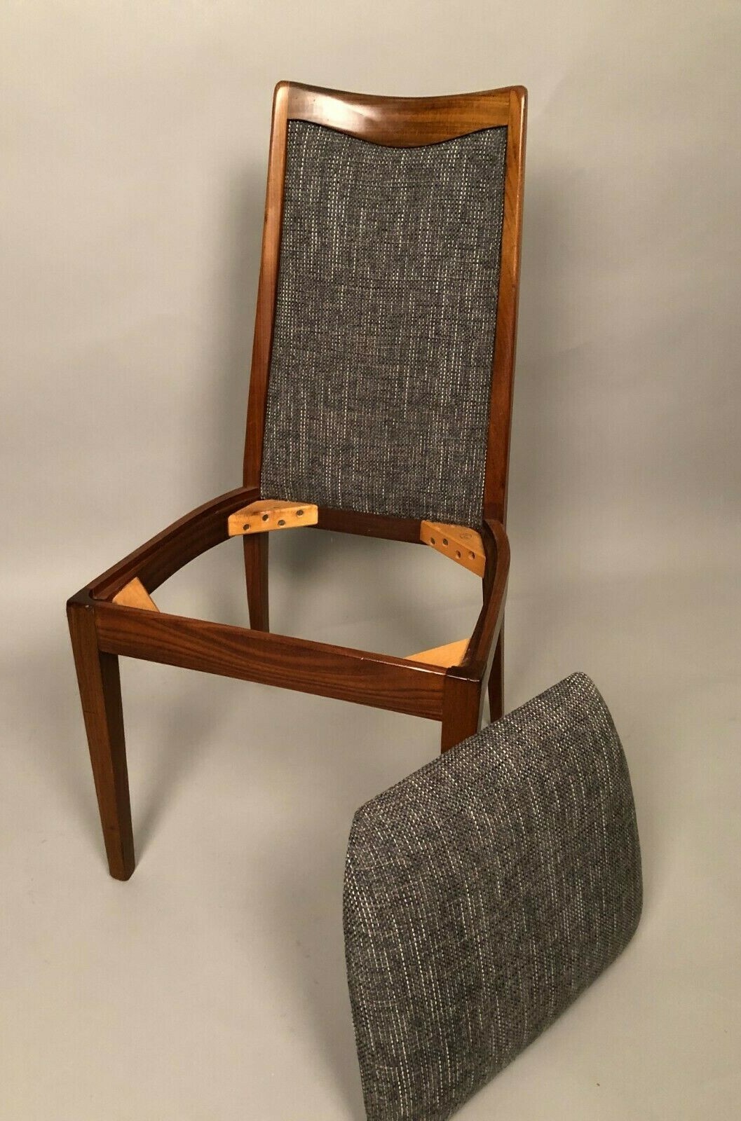 A stylish set of 6 vintage teak dining chairs eBay