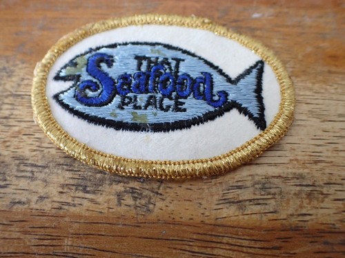 the sea food place restaurant fast food   patch  bx y #154 - Picture 1 of 2