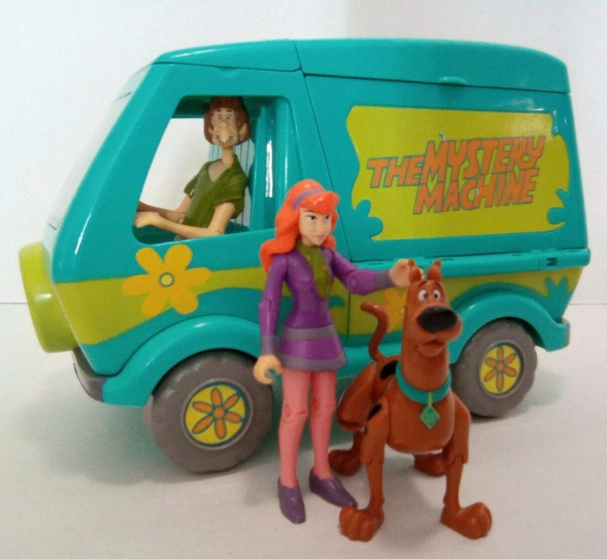 The Mystery Machine with Shaggy and Scooby-Doo Figurines