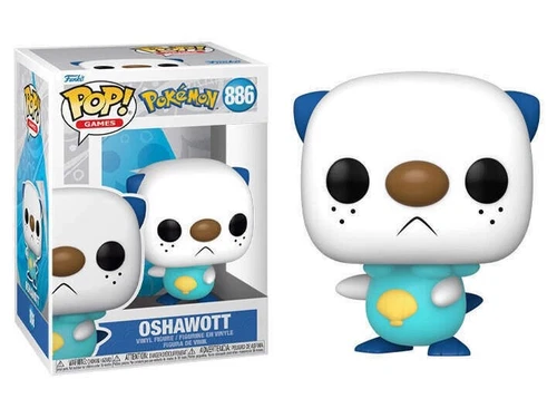 Funko Pop! Games #886 Pokemon OSHAWOTT Vinyl Figure NEW