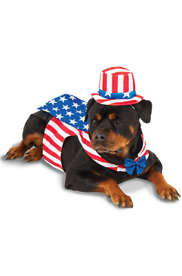 Brand New America Uncle Sam Big Dog Pet Dog Costume