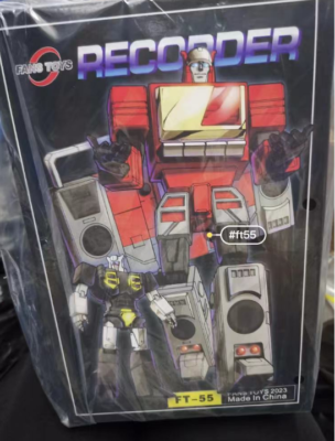 New FansToys FT-55 Recorder Blaster w/ Rewind Set of 2 Action