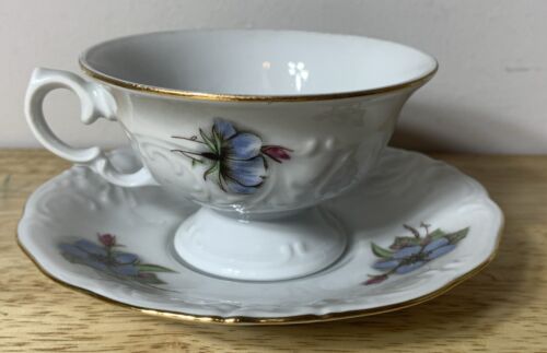 Wawel China 10 Tea Cups, 10 Saucers, Made In Poland, floral - Picture 11 of 11