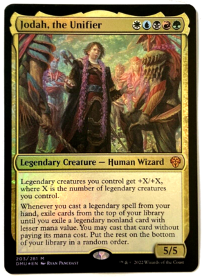 mtg final fantasy jodah the unifier MTG Jodah, the Unifier Dominaria United 203/281 FOIL Mythic, Pack Fresh!