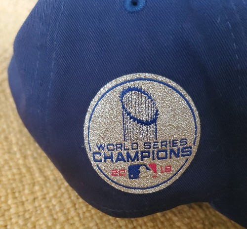Red Sox Logo 2018 World Series Champions New Era Hat New 9twenty Strap Back - Picture 4 of 7