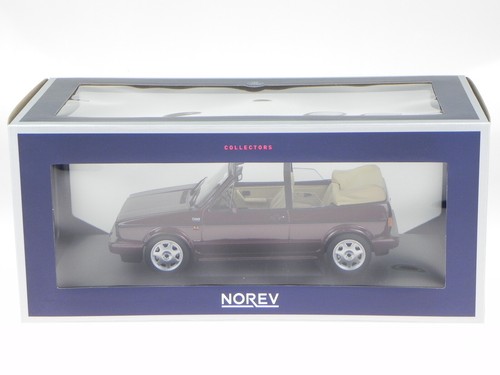 VW Golf 1 convertible Classic Line 1992 rojo coche en miniatura 188403Norev 1:18 - Imagen 6 de 6
