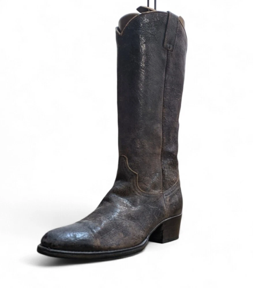 Bottes Cowboy Homme Cuir Véritable Western C281 - Pointure 4.5 US