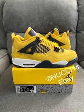 Size 12 - Nike Air Jordan 4 Retro Lightning Yellow 2021 with Receipt CT8527-700