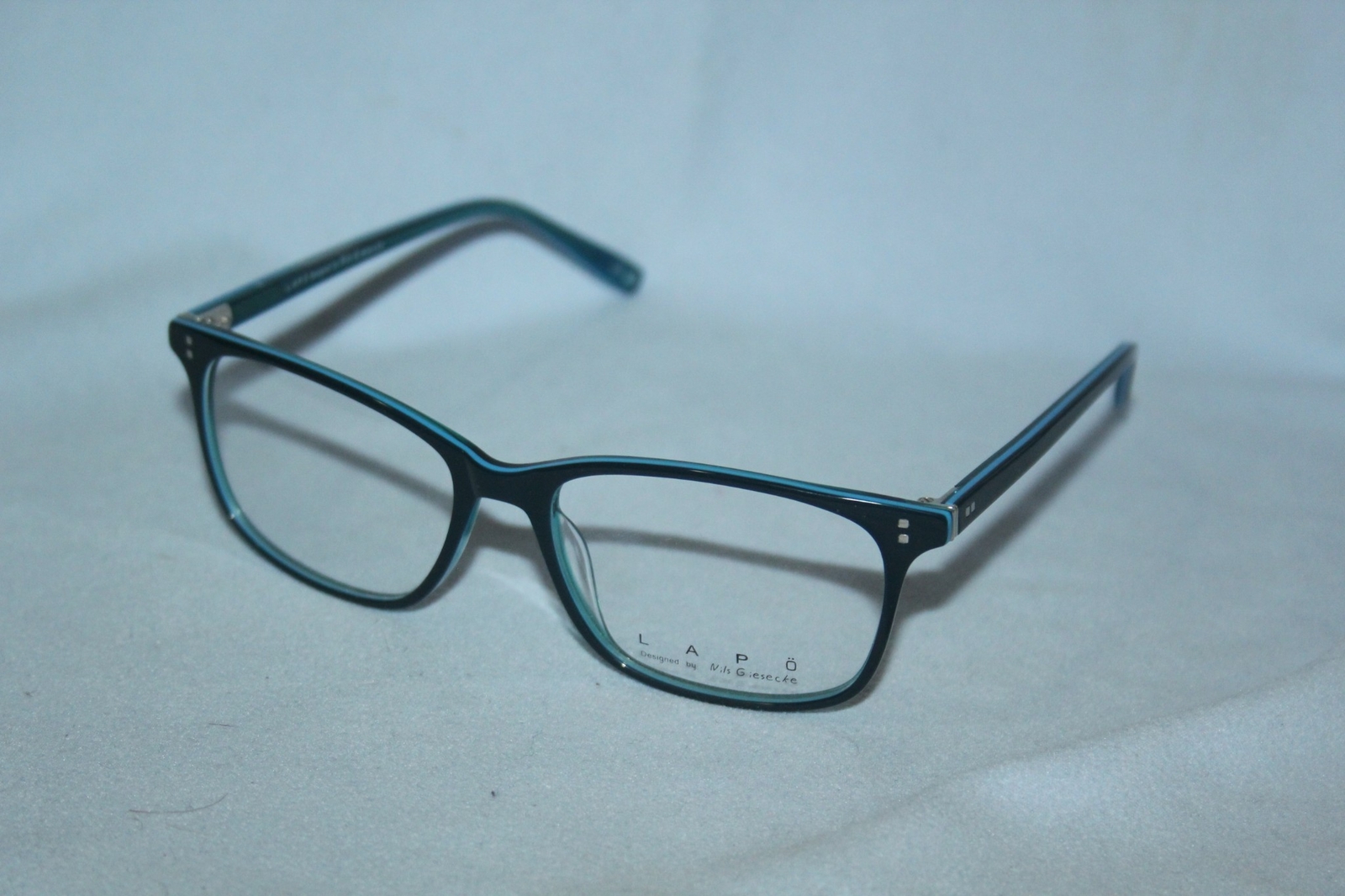 Monture optique homme et femme LAPO LA 0075 C06 lunettes de vue bleu foncé