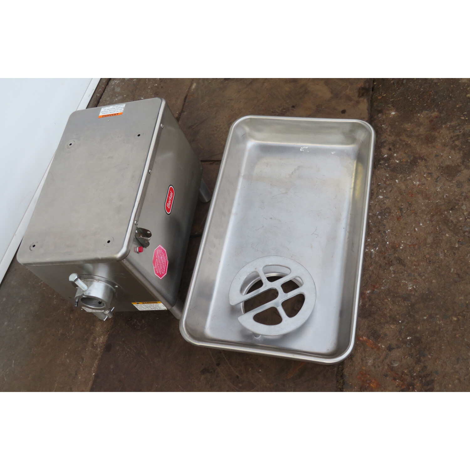 Berkel E222 Meat Grinder Drive & Pan Only, Used Great Condition eBay