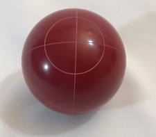 SPORTCRAFT Bocce Ball Maroon Circle