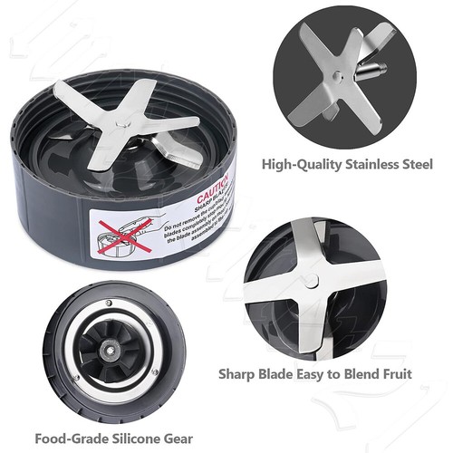 Replacement Parts for Nutribullet Pro 900w & 600w Blender Cross Blade Juice Cup - Picture 6 of 17