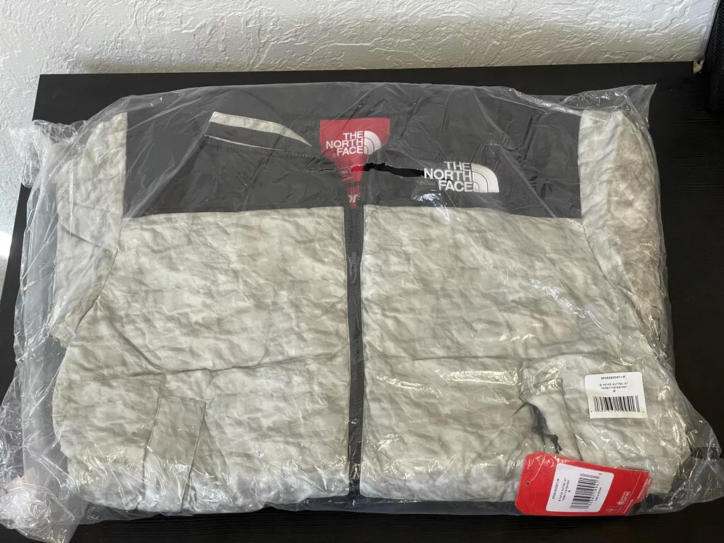 Supreme The North Face Paper Print Nuptse Jacket FW19 Size Medium