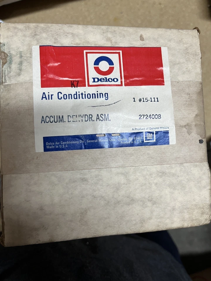 1977 78 79 NOS Chevy Caprice Impala AC 🧊 Accumulator Dehydrator GM 2724008... - Image 2 of 4