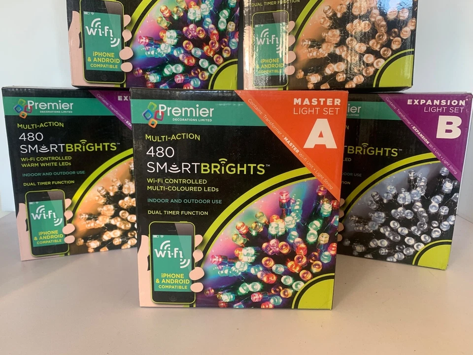 Premier Multi Action Wifi LED Smart brights 480 Christmas Lights. Indoor Outdoor - Image 2 of 4