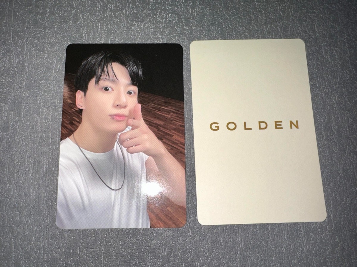 BTS JUNGKOOK GOLDEN ALBUM CHINA YZY WITHFANS POB PHOTOCARD BTS JUNGKOOK GOLDEN ALBUM CHINA YZY WITHFANS POB PHOTOCARD
