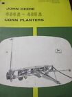 John Deere 494A, 495A Corn Planters Operator's Manual
