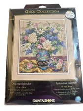 Dimensions Gold Collection 35163 ORIENTAL SPLENDOR Cross Stitch Kit NEW Sealed
