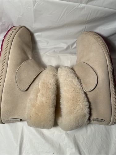 LL BEAN Women's Wicked Good Squam Lake Bootie Cream Size 9M 515457 - Picture 7 of 8