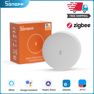 SONOFF Zigbee Indoor Temperatur Feuchte Sensor Hygrometer Monitor SNZB-02P Hot~~
