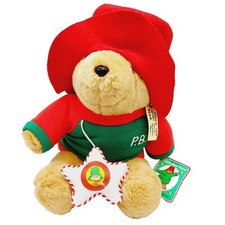 Sears Kids Gifts Paddington Bear Plush 1995 Christmas Stuffed Animal Read