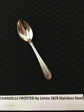 Chandelle Frosted by Lenox Stainless Steel Teaspoon Free Shipping