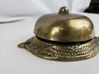 Nice antique brass door bell (assumed in working condition) — photo 2