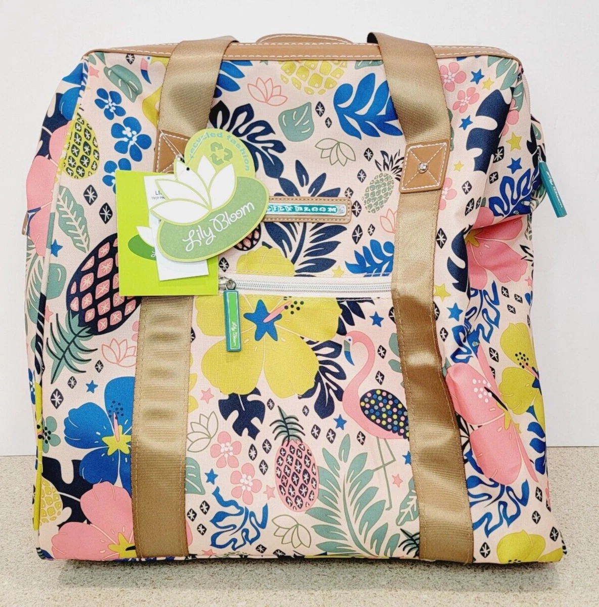 Lily bloom luggage sales tropical pineapple