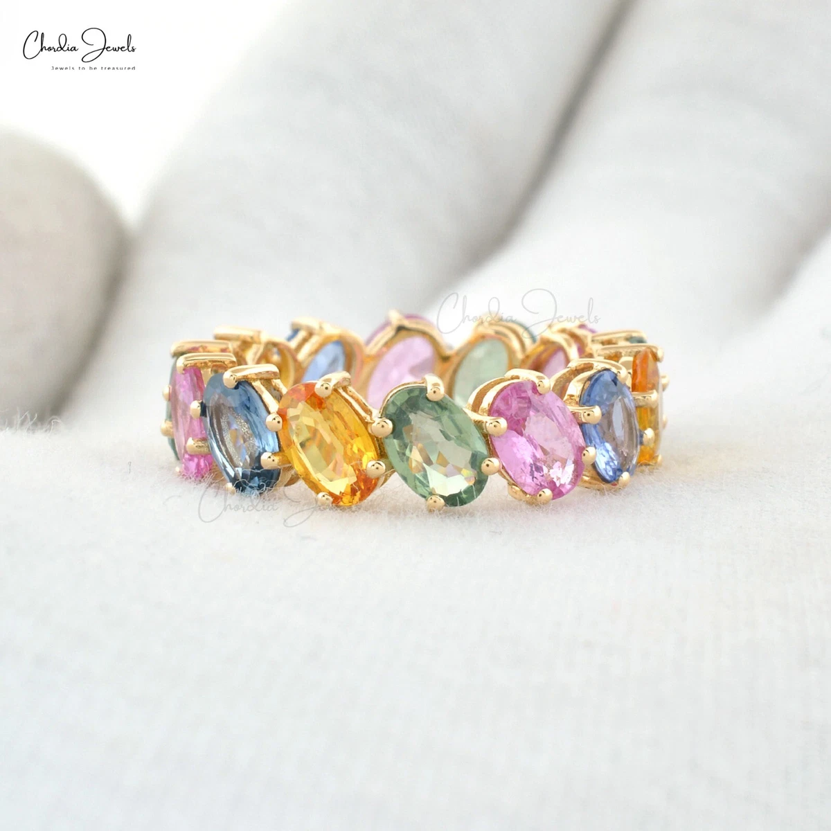 Solid gold 2024 birthstone ring
