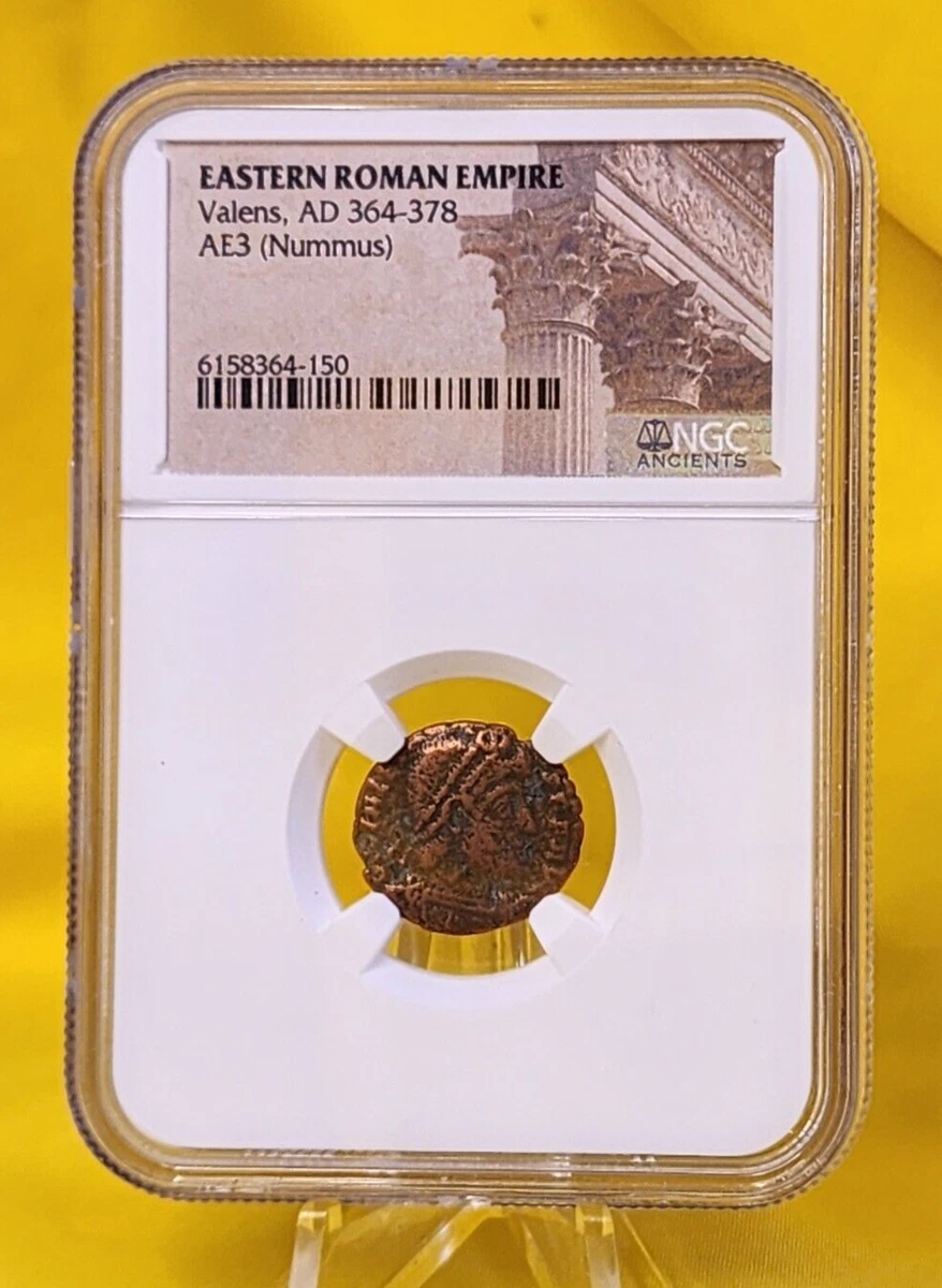 25+ Valens NGC Certified Roman Imperial Coins (27 BC-476 AD) for