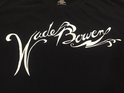 Hanes Tagless WADE BOWEN Guitar side Tour TEXAS COUNTRY WESTERN T SHIRT HTF XL