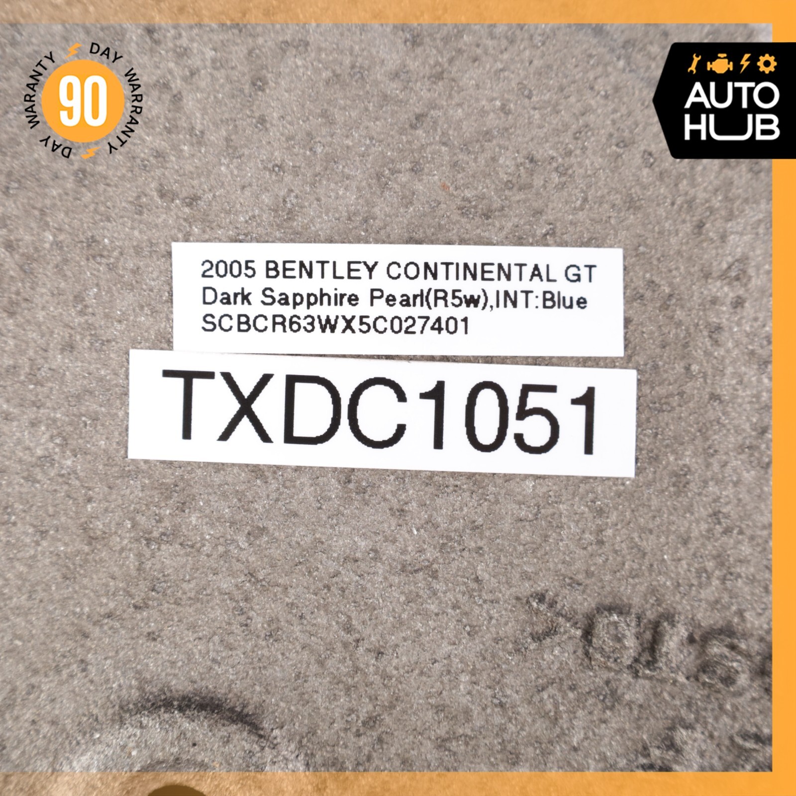 03-07 Bentley Continental GT Rear Right Passenger Side Lower Control Arm OEM 65k