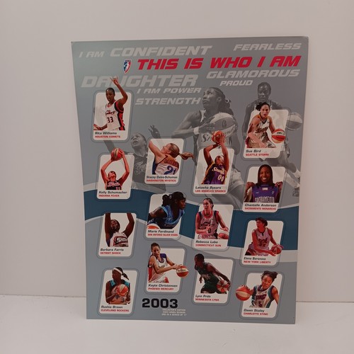 2003 WNBA Collectors Edition Player Sheets 1-15 of Set of 17 - Picture 3 of 16