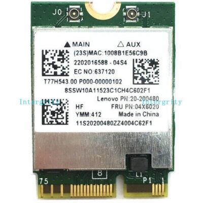 Broadcom BCM94352Z 802.11ac WIFI CARD For LENOVO PRO Y50-80 Y50-70 Touch 04X6020