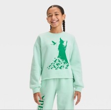Wicked Movie Paul Tazewell Target Exclusive Sweatshirt Elphaba Mint Girls XS 4/5