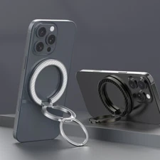 Magnetic Phone Ring Holder Stand, Instant Install and Removal, Adjustable Angles