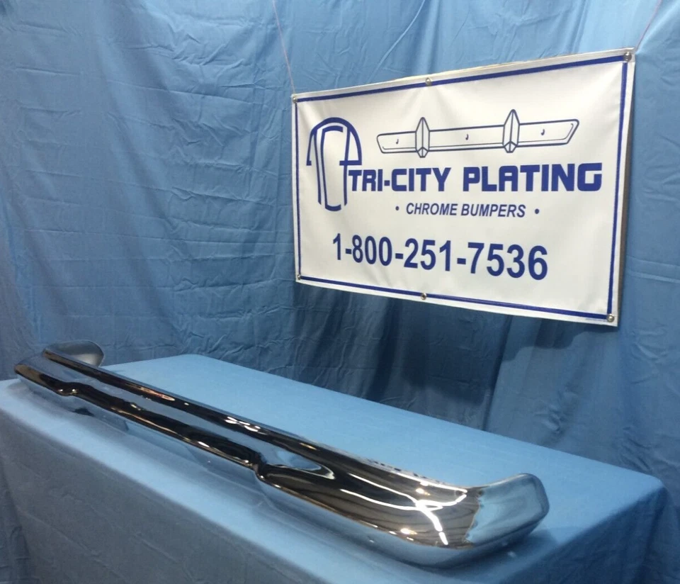 1963 1964 1965 DODGE DART REAR BUMPER *FRESH CHROME* - Image 2 of 4