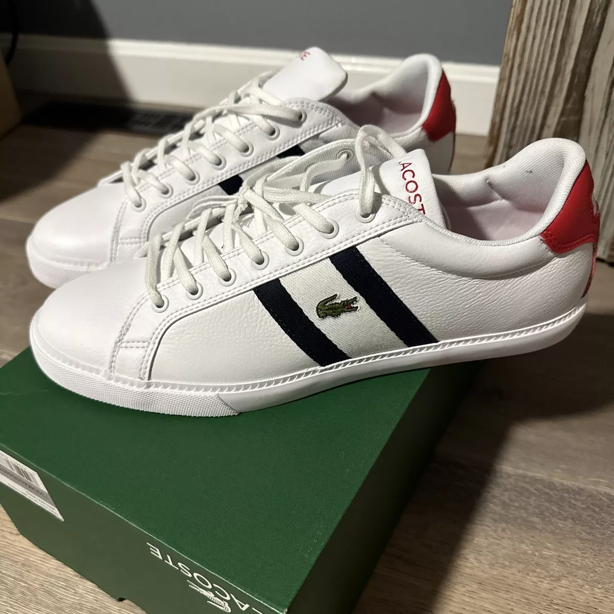 Lacoste Grad Vulc 120 2 P Sma Mens White Leather Lifestyle Sneakers 11 | eBay