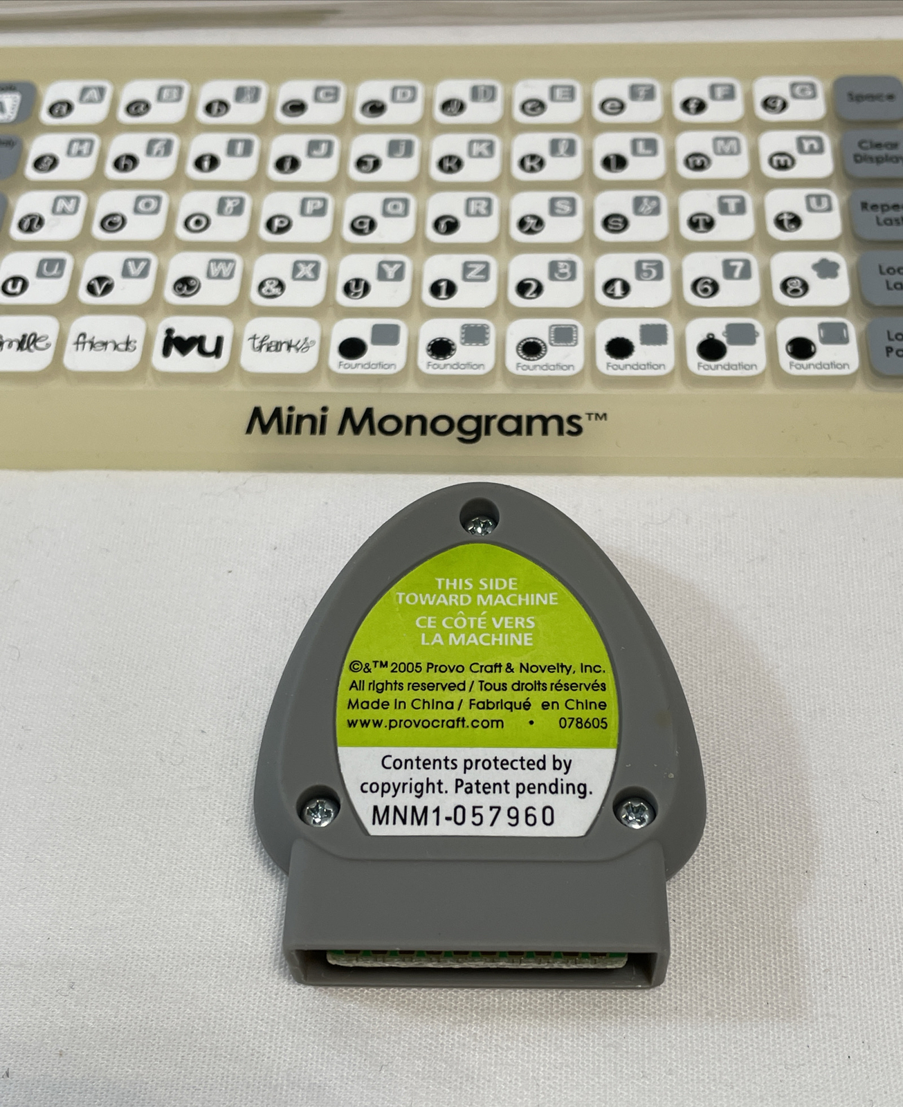 Mini Monograms Cricut Cartridge Mini Monograms Cricut Cartridge