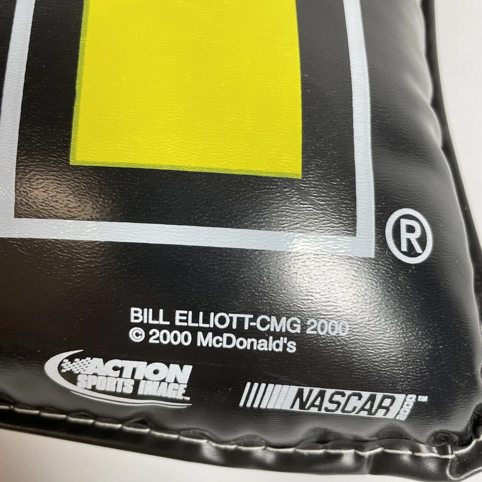 Vintage 2000 Bill Elliott McDonalds Racing Stadium Seat Cushion Nascar Rare Foto 3 de 4