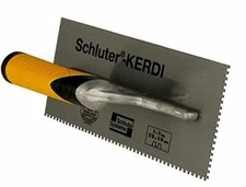 Schluter Kerdi Stainless Steel Trowel TRL-KER 1/8 x1/8" (3mm x 3mm) Square Notch