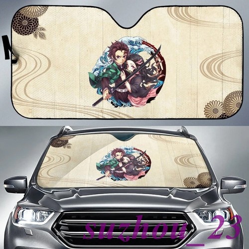 Demon Slayer Car Windshield Sun Shade Visor UV Block Cover Protector 