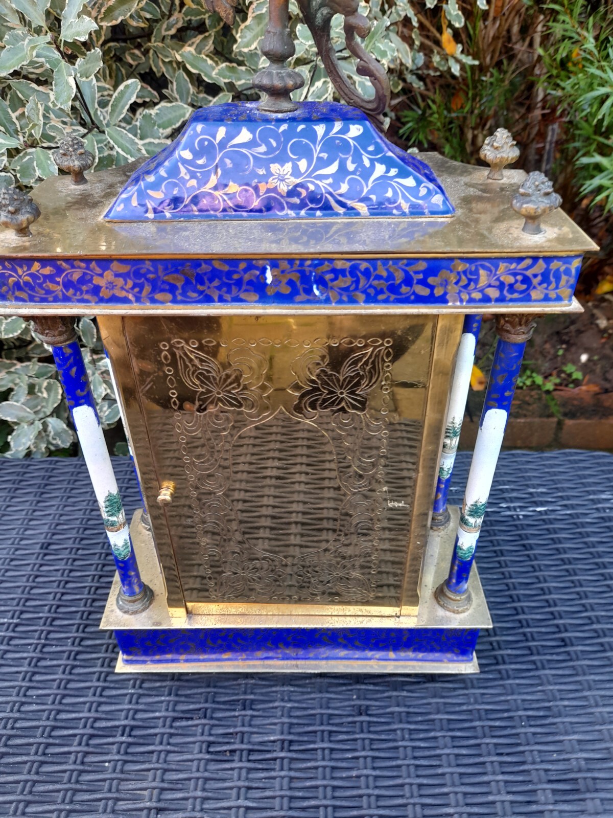 Antique Enamel Clock Restoration Project Not Sure Age eBay