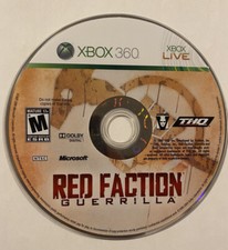 Red Faction: Guerrilla (Microsoft Xbox 360, 2009) Disc Only Tested Video Game