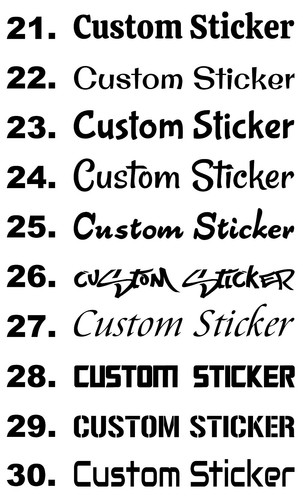 Pink Neo Hologram Chrome Custom Text Slogans Names Stickers Decals Fonts 21-30 - Picture 7 of 16