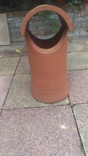 Clay Chimney Pot with built-in Cowl